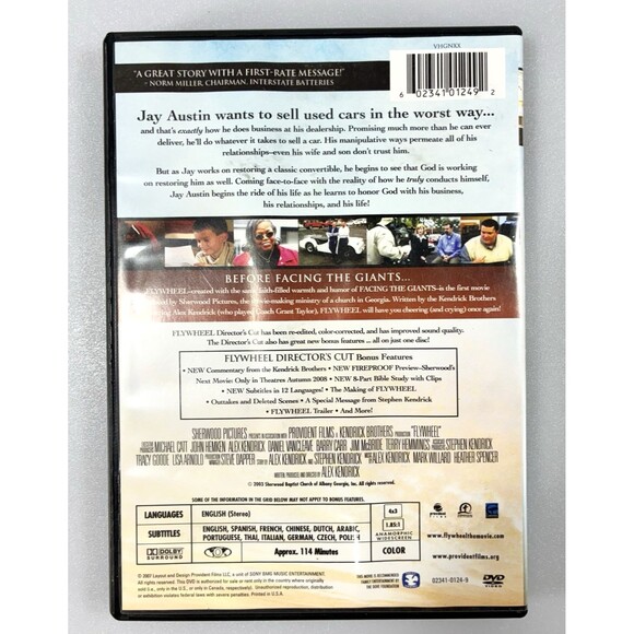 Flywheel Director's Cut Vintage 2003 Widescreen DVD Tested - Picture 2 of 9